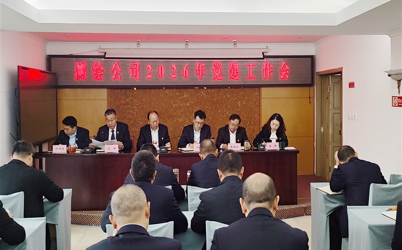 测绘公司召开2026年党建事情会