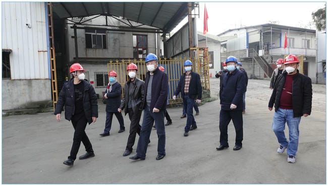 打赢疫情防控阻击战  抓好岷江复工生产线