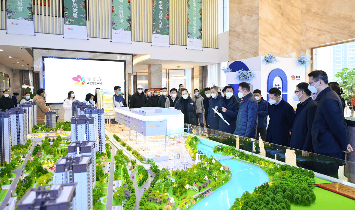 泸州市委书记杨林兴率队到众城·繁华里（爱琴海购物公园）项目调研指导事情