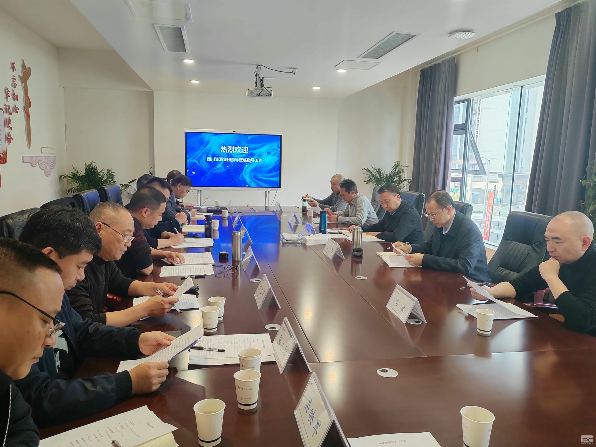 集团向导到众城房产泸州在建项目调研指导事情