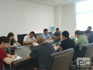 华锋钻探公司向导赴二级实体单位宏佳公司调研