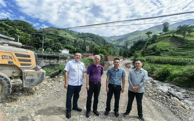 攀西公司向导赴普格国债项目检查指导事情